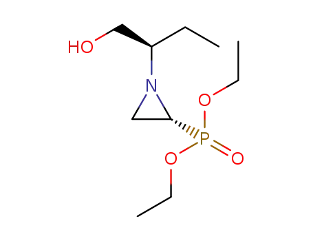 diethyl ((R)-1-((R)-1-hydroxybutan-2-yl)aziridin-2-yl)phosphonate
