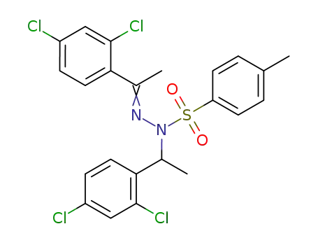 N-(1-(2,4-dichlorophenyl)ethyl)-N'-(1-(2,4-dichlorophenyl)ethylidene)-4-methylbenzenesulfonohydrazide