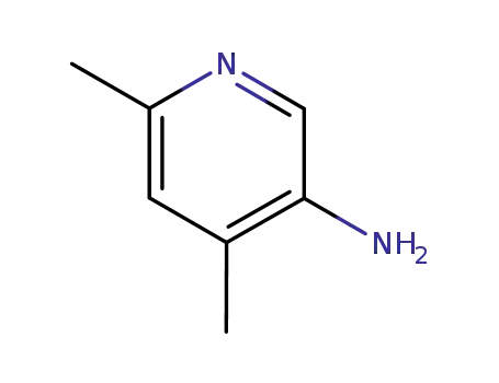 Molecular Structure of 1193-71-1 (3-Amino-4,6-dimethylpyridine)