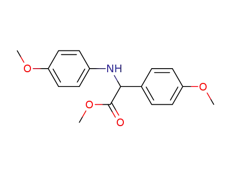 methyl 2-(4-methoxyphenyl)-2-((4-methoxyphenyl)amino)acetate
