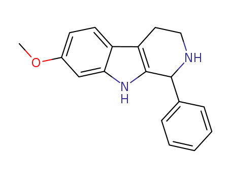 Molecular Structure of 865681-22-7 (7-methoxy-1-phenyl-2,3,4,9-tetrahydro-1H-β-carboline)