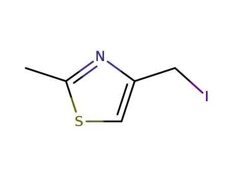 Molecular Structure of 105687-33-0 (Thiazole, 4-(iodomethyl)-2-methyl-)