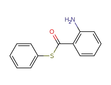 Molecular Structure of 63940-21-6 (S-phenyl 2-aminobenzenecarbothioate)