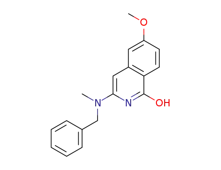 3-(benzyl(methyl)amino)-6-methoxyisoquinolin-1-ol