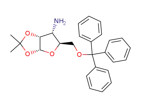 1,2-O-isopropylidene-3-amino-3-deoxy-5-O-trityl-α-D-ribofuranoside