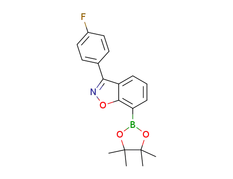 3-(4-fluorophenyl)-7-(4,4,5,5-tetramethyl-1,3,2-dioxaborolan-2-yl)benzo[d]isoxazole