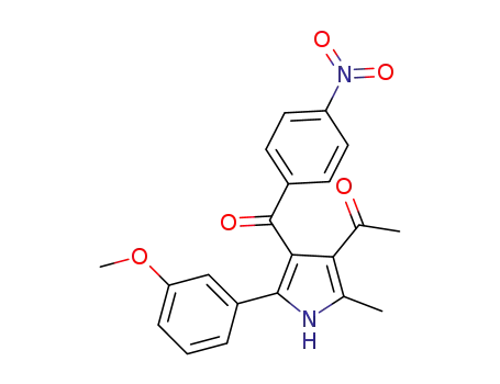 1-(5-(3-methoxyphenyl)-2-methyl-4-(4-nitrobenzoyl)-1H-pyrrol-3-yl)ethanone