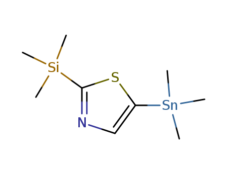 2-(trimethylsilyl)-5-(trimethylstannyl)thiazole