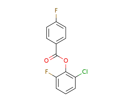 2-chloro-6-fluorophenyl-4-fluorobenzoate