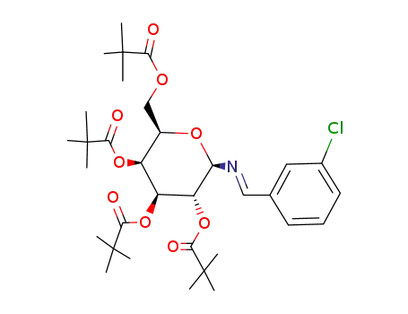 3-chloro-N-(2,3,4,6-tetra-O-pivaloyl-β-D-galactopyranosyl)benzylideneamine
