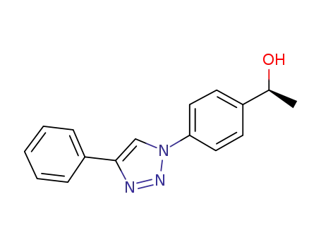 (S)-1-(4-(4-phenyl-1H-1,2,3-triazol-1-yl)phenyl)ethanol
