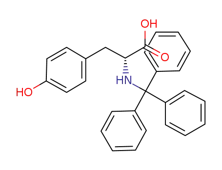 Molecular Structure of 1417188-97-6 (N-trityl-D-tyrosine)