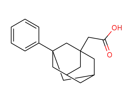 Molecular Structure of 161036-56-2 (REF DUPL: 3-phenyl-1-adamantaneacetic acid)