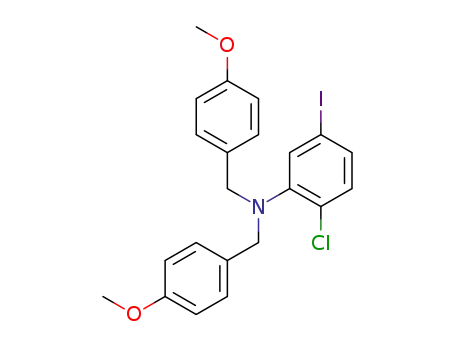 2-chloro-5-iodo-N,N-bis(4-methoxybenzyl)aniline