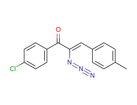 trans-1-(p-chlorophenyl-)-2-azido-3-(p-tolyl-)-2-propene-1-one
