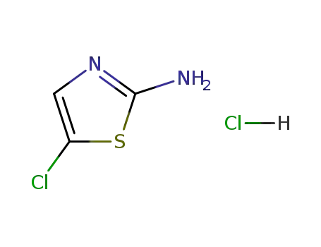 Molecular Structure of 55506-37-1 (2-AMINO-5-CHLOROTHIAZOLE HYDROCHLORIDE)