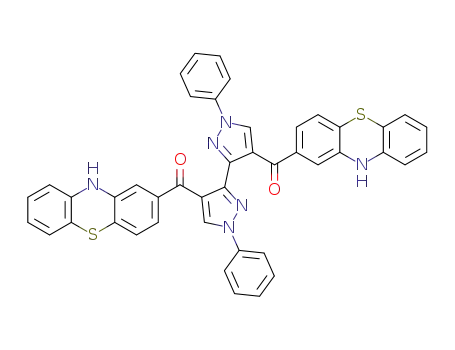 4,4'-di(10H-phenothiazine-2-carbonyl)-1,1'-diphenyl-1H,1'H-3,3'-bipyrazole