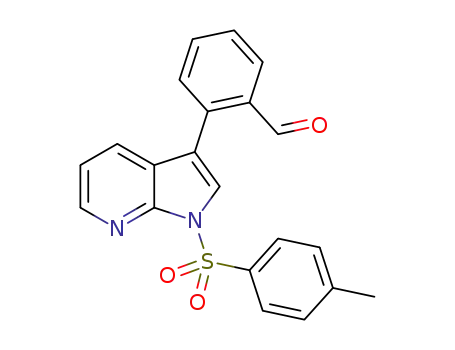 2-(1-tosyl-1H-7-azaindol-3-yl)benzaldehyde
