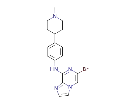 (6-bromo-imidazo[1,2-a]pyrazin-8-yl)-[4-(1-methyl-piperidin-4-yl)-phenyl]-amine