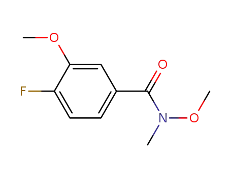 4-fluoro-N,3-dimethoxy-N-methylbenzamide