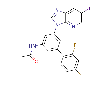 N-(2',4'-difluoro-5-(6-iodo-3H-imidazo[4,5-b]pyridin-3-yl)-[1,1'-biphenyl]-3-yl)acetamide
