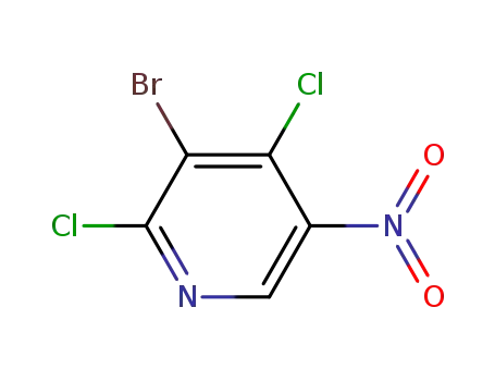 3-BroMo-2,4-dichloro-5-nitropyridine