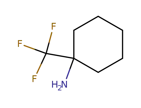 Molecular Structure of 134424-35-4 (1-(trifluoroMethyl)cyclohexanaMine hydrochloride)