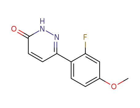 6-(2-fluoro-4-methoxyphenyl)pyridazin-3(2H)-one