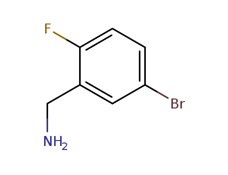 Molecular Structure of 190656-34-9 (5-Bromo-2-fluorobenzylamine.)
