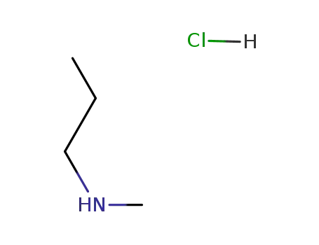 Molecular Structure of 65845-60-5 (1-Propanamine, N-methyl-, hydrochloride)