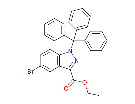 ethyl 5-bromo-1-trityl-1H-indazole-3-carboxylate