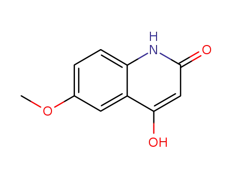 Molecular Structure of 14300-45-9 (2,4-DIHYDROXY-6-METHOXYQUINOLINE)