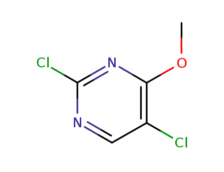 Molecular Structure of 5750-74-3 (2,5-dichloro-4-methoxypyrimidine)