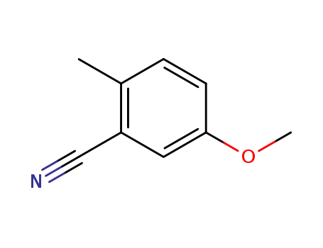 Molecular Structure of 22246-19-1 (Benzonitrile, 5-methoxy-2-methyl-)