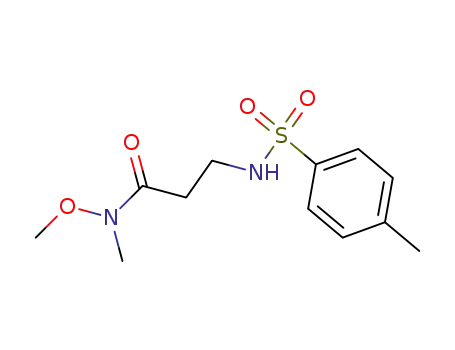 Propanamide, N-methoxy-N-methyl-3-[[(4-methylphenyl)sulfonyl]amino]-