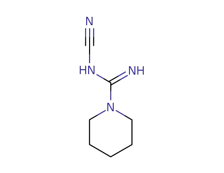 Molecular Structure of 34678-35-8 (1-Piperidinecarboximidamide, N-cyano-)