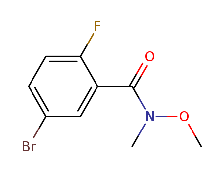 5-bromo-2-fluoro-N-methoxy-N-methylbenzamide