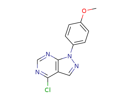 4-chloro-1-(4-methoxyphenyl)-1H-pyrazolo[3,4-d]pyrimidine cas no. 650628-54-9 98%