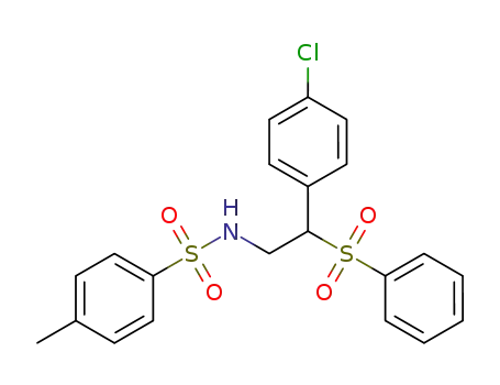 N-[2-(4-chlorophenyl)-2-(phenylsulfonyl)ethyl]-4-methylbenzenesulfonamide