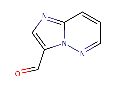 Molecular Structure of 154578-27-5 (Imidazo[1,2-b]pyridazine-3-carboxaldehyde (9CI))
