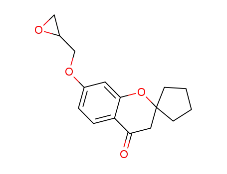 7-(oxiran-2-ylmethoxy)spiro[chroman-2,1'-cyclopentan]-4-one