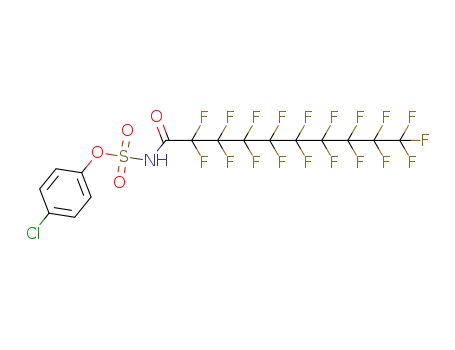 4-chlorophenyl N-(2,2,3,3,4,4,5,5,6,6,7,7,8,8,9,9,10,10,10-nonadecafluorodecanoyl)sulfamate