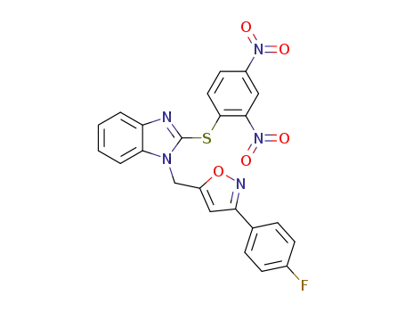 C<sub>23</sub>H<sub>14</sub>FN<sub>5</sub>O<sub>5</sub>S