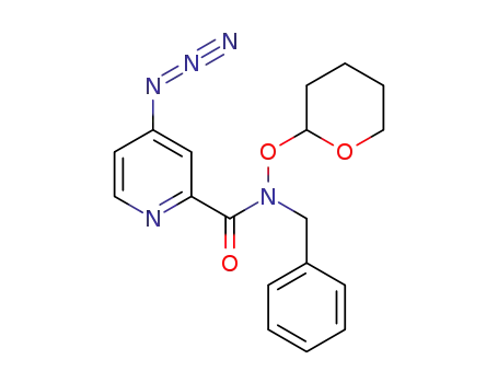 4-azido-pyridine-2-carboxylic acid benzyl-(tetrahydro-pyran-2-yloxy)amide