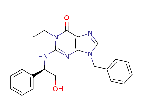 (R)-9-benzyl-1-ethyl-2-(2-hydroxy-1-phenylethylamino)-1H-purin-6(9H)-one