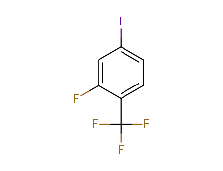 Molecular Structure of 239135-53-6 (2-Fluoro-4-iodo-1-(trifluoroMethyl)benzene)