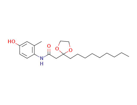 N-(4-hydroxy-2-methylphenyl)-3,3-ethyleneglycosyldodecanoyl amide