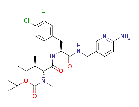 {(R)-1-[(S)-1-[(6-amino-pyridin-3-ylmethyl)-carbamoyl]-2-(3,4-dichloro-phenyl)-ethylcarbamoyl]-2-methyl-butyl}-methyl-carbamic acid tert-butyl ester