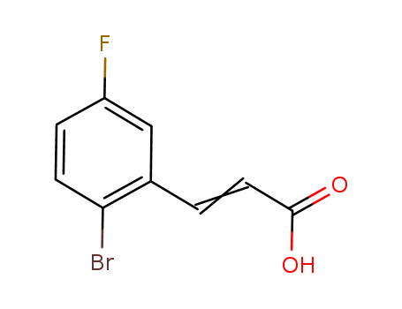 3-(2-Bromo-5-fluorophenyl)-2-propenoic acid