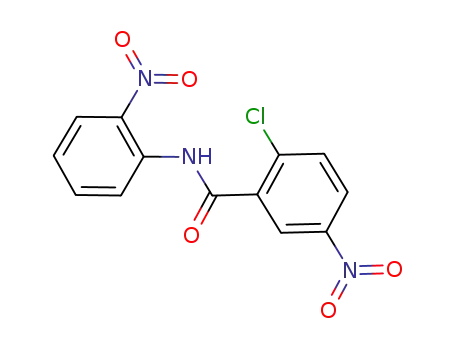 Molecular Structure of 349406-06-0 (Benzamide, 2-chloro-5-nitro-N-(2-nitrophenyl)-)